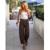 image:imageZESICA 2026 Barrel Jeans for Women Trendy Wide Leg PantsBrowncheetah