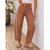 image:imageZESICA 2026 Barrel Jeans for Women Trendy Wide Leg PantsCaramel
