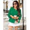 image:imageZESICA Womens Fall Babydoll Peplum Tops Cute Long Sleeve Going Out BlousesGreen