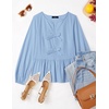 image:imageZESICA Womens Fall Babydoll Peplum Tops Cute Long Sleeve Going Out BlousesSky