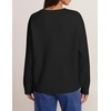image:imageZESICA Womens Fall Floral Oversized Sweaters 2026 Cozy Pullover TopsBlack