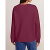image:imageZESICA Womens Fall Floral Oversized Sweaters 2026 Cozy Pullover TopsPlum