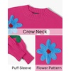 image:imageZESICA Womens Fall Winter Floral Sweaters Cute Knit Pullover TopsRose