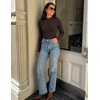 image:imageZESICA Womens Long Sleeve Bussiness Casual Fashion Knit Sweater TopsCoffee