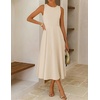 image:imageZESICA Womens Sleeveless Formal Flowy A Line Wedding Guest Midi DressApricot