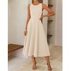 image:imageZESICA Womens Sleeveless Formal Flowy A Line Wedding Guest Midi DressApricot