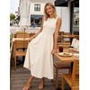image:imageZESICA Womens Sleeveless Formal Flowy A Line Wedding Guest Midi DressApricot