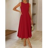 image:imageZESICA Womens Sleeveless Formal Flowy A Line Wedding Guest Midi DressRed