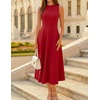 image:imageZESICA Womens Sleeveless Formal Flowy A Line Wedding Guest Midi DressRed