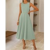image:imageZESICA Womens Sleeveless Formal Flowy A Line Wedding Guest Midi DressSage