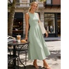 image:imageZESICA Womens Sleeveless Formal Flowy A Line Wedding Guest Midi DressSage
