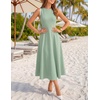 image:imageZESICA Womens Sleeveless Formal Flowy A Line Wedding Guest Midi DressSage