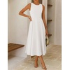 image:imageZESICA Womens Sleeveless Formal Flowy A Line Wedding Guest Midi DressWhite