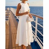 image:imageZESICA Womens Sleeveless Formal Flowy A Line Wedding Guest Midi DressWhite