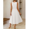 image:imageZESICA Womens Sleeveless Formal Flowy A Line Wedding Guest Midi DressWhite