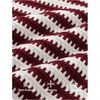 image:imageZESICA Womens Striped Button Up Cardigan Sweaters V Neck Trendy Knit TopsBurgundy