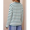 image:imageZESICA Womens Striped Button Up Cardigan Sweaters V Neck Trendy Knit TopsGreen