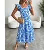 image:imageZESICA Womens Summer Boho Floral Wedding Guest Midi DressesBlue