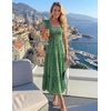 image:imageZESICA Womens Summer Boho Floral Wedding Guest Midi DressesGrassgreen