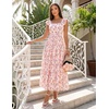 image:imageZESICA Womens Summer Boho Floral Wedding Guest Midi DressesLightpink