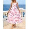 image:imageZESICA Womens Summer Boho Floral Wedding Guest Midi DressesPhosphor