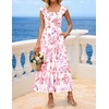 image:imageZESICA Womens Summer Boho Floral Wedding Guest Midi DressesPhosphor