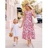 image:imageZESICA Womens Summer Boho Floral Wedding Guest Midi DressesRose
