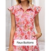 image:imageZESICA Womens Summer Floral Midi Dress Wedding Guest DressesPink