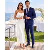 image:imageZESICA Womens Summer Floral Sleeveless Square Neck Midi DressWhite