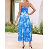 image:imageZESICA Womens Summer Mesh Floral Sleeveless Wedding Guest DressBlue