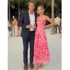 image:imageZESICA Womens Summer Mesh Floral Sleeveless Wedding Guest DressRose
