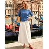 image:imageZESICA Womens Summer Short Sleeve Loose Knit Sweaters TopsDustyblue