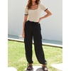 image:imageZESICA Womens Summer Short Sleeve Square Neck Business TopsApricot