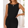 image:imageZESICA Womens Summer Sleeveless Bodycon Mesh Maxi DressesBlack
