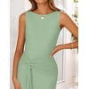 image:imageZESICA Womens Summer Sleeveless Bodycon Mesh Maxi DressesSage