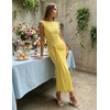 image:imageZESICA Womens Summer Sleeveless Bodycon Mesh Maxi DressesYellow