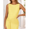 image:imageZESICA Womens Summer Sleeveless Bodycon Mesh Maxi DressesYellow