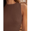 image:imageZESICA Womens Summer Sleeveless Tanks Business Casual TopsBrown