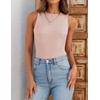 image:imageZESICA Womens Summer Sleeveless Tanks Business Casual TopsPink