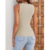 image:imageZESICA Womens Summer Sleeveless Tanks Business Casual TopsSand