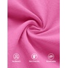 image:imageZESICA Womens Summer Sleeveless Tie Front Peplum Tank TopsHotpink