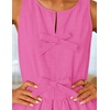 image:imageZESICA Womens Summer Sleeveless Tie Front Peplum Tank TopsHotpink