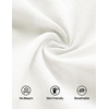 image:imageZESICA Womens Summer Sleeveless Tie Front Peplum Tank TopsWhite