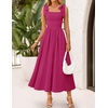 image:imageZESICA Womens Summer Tie Shoulder Wedding Guest Maxi DressEggplant