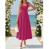 image:imageZESICA Womens Summer Tie Shoulder Wedding Guest Maxi DressEggplant