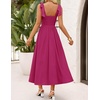 image:imageZESICA Womens Summer Tie Shoulder Wedding Guest Maxi DressEggplant