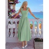 image:imageZESICA Womens Summer Tie Shoulder Wedding Guest Maxi DressGreen