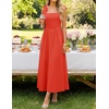 image:imageZESICA Womens Summer Tie Shoulder Wedding Guest Maxi DressWatermelon