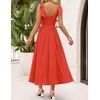 image:imageZESICA Womens Summer Tie Shoulder Wedding Guest Maxi DressWatermelon