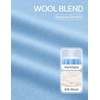image:imageZESICA Womens Summer Wool Blend Short Sleeve Sweater TopsBlue